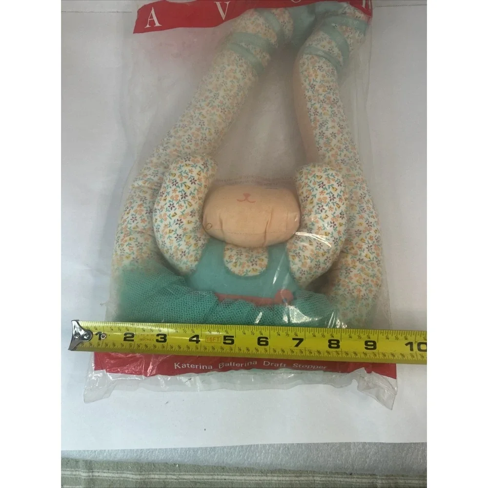 Vintage 1988 Avon Katerina Ballerina Cat Kitten Draft Door Stopper Read